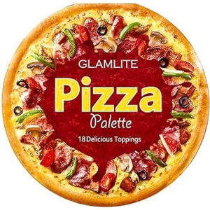 New Glamlite Cosmetics Pizza Makeup Palette! 18 Shades Eyeshadow Palette